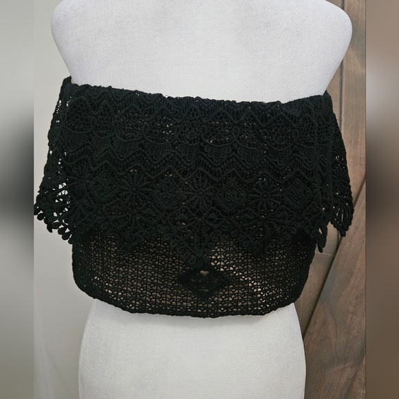 JEN'S PIRATE BOOTY cha cha Tube Top in Black Lace. Size XS - Picture 12 of 13